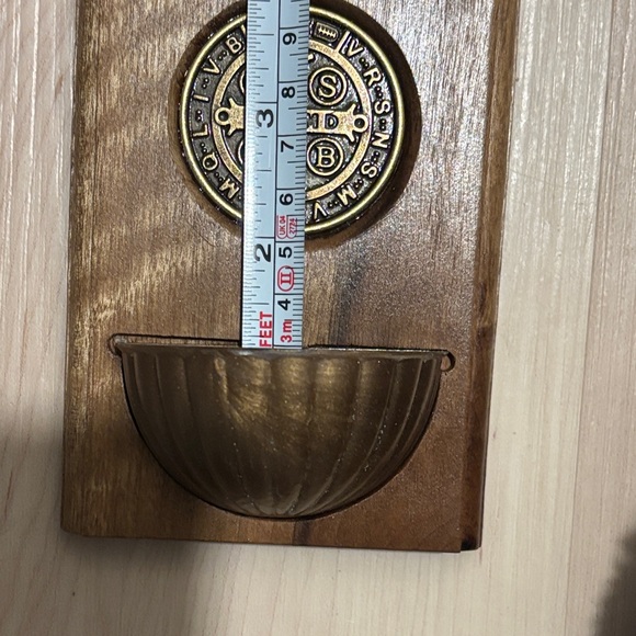 St. Benedict Holy Water Font for Home - Picture 4 of 6